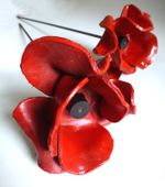 Tower of London Ceramic Poppies x 2 Paul Cummins 2014