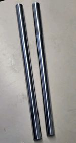 TRIUMPH T140 T150 T160 DISC FORK STANCHIONS 97- 4380 HARD CHROME LF HARRIS MADE
