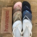 Swarovski Crystal Flip Flops Original for Havaianas Slim UK Size 1 2 3 4 5 6 7 8