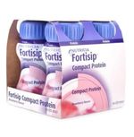 Fortisip Compact Protein Supplements Shakes Strawberry 4 x 125ml Use by 15/09/26