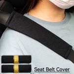 2x Car Seat Belt Cover Pads Safety Shoulder Cushion Covers Strap Pad Adults Kids