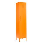 Metal Locker Storage Cabinet Narrow Steel Cupboard 137cm or 180cm Multi Colour