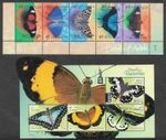 Butterflies of Australia Insects nature set and min sheet fine used .cto