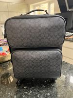 COACH Wheeled Carry On In Signature Canvas Cabin Luggage Suitcase