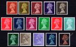 1967 Machin Pre-Decimal Set of 16 Low Value Definitive SG723-744 Unmounted Mint