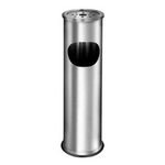 Free Standing Ashtray Cigarette Stand Stainless Steel Outdoor Dust Rubbish Bin