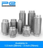 Weld On  Exhaust Flexible Joint Repair Flexi Pipe tube Flex