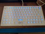 Kinetic ID waterproof illuminated keyboard ONLY. Medical grade silicone.
