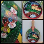 Vintage Bargeware Hand Painted Narrowboat Canal Water Pot Pan Bowl Smallman