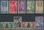 Stamp Italy Poland Sassone 18-26 WWII 1945 Polish 2nd Corps Set Military MNH