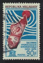 Malagasy Rep. Intl Hydrological Decade UNESCO 1967 Canc SG#137 Sc#404