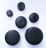 PP Threaded End Caps . BSP Fine Female Thread. 1/2" to 2" . Pipes, sockets, IBC