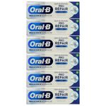 6 x Oral-B Pro-Science Advanced Gum & Enamel Pro Repair Classic Toothpaste 75ml