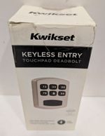 Kwikset Satin/Brushed Nickel 905 Keyless Entry Electronic Touchpad Deadbolt