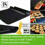 *OVEN LINER*, Heavy Duty Teflon Sheet Mat Non Stick BBQ 50x40cm
