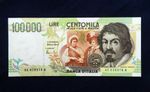 1998 Italy RARE Replacement Banknote 100000 Lire UNC GEM Caravaggio Pick 117