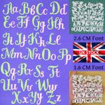 Uppercase & Lowercase Alphabet Metal Cutting Dies Set, Letters, Paper Crafts, H2