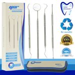 Dental Tooth Cleaning Kit Dentist Scraper Pick Tool Calculus Plaque Flos Remover
