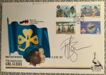 Signed ZIMBABWE 1987 GIRL GUIDES ,BRENDON TAYLOR CRICKET PLAYER