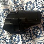 BLACKHAWK! Polymer Paddle Belt OWB Concealment Holster Black Level 1 4100296
