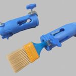 Paint Brush Extend Attachment Multi Functional High Ceilings Easily Reach Fence
