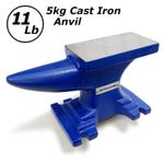5kg Anvil Metal Working Blacksmiths Anvil With Horn 11Lb Cast Iron Heavy Duty