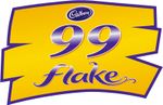 99 Flake Sticker - Cadbury Ice Cream Van Bonnet Door Logo, Catering, Cafe Decal 