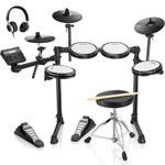 Donner DED-200 LITE Electric Drum Set w/ Quiet Mesh Pads 450 Sounds 31 Drum Kits