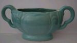 Vintage Govancroft Vase Mantle Handles Pale Blue Small 19x8cm Flower Arranging