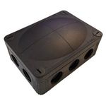 Wiska Combi 310 BK Polypropylene 116 x 85 x 51mm Enclosure Black IP66 - 10113408