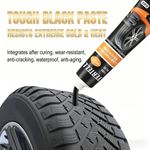 Waterproof High-Temp Tyre Repair Glue Black Rubber Adhesive for Car Repair Tools