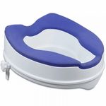 Senator TPR Padded Raised Toilet Seat 4 inch 4" 30 Stone Load Knee Aid