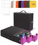 Handle Trading Leather 2400+Cards Deck Box Card Storage Box For TCG MTG Yugioh