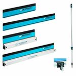 OX Speedskim Plastic Flex Plastering 450mm 600mm 900mm 1200mm Blade, Pole Choose