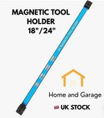 Magnetic Tool Holder Strip 24” Wall Mounted Garage Workshop Tool Rack
