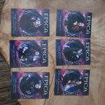 Signed Epica full band photo cards