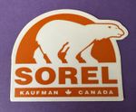 SOREL SNOWBOARD SKATE STICKER RARE 100mm X 20mm, Sticker,KAUFMAN CANADA