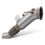 4.5" STAINLESS EXHAUST DOWNPIPE FOR BMW 3 4 SERIES F30 F32 F36 340i 440i B58