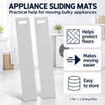 Washing Machine & Tumble Dryer Moving Ski Sliders / Safer Than Appliance Rollers