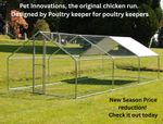 Walk-in Chicken Run Coop Cage Hens Rabbit Dogs Ducks Chickens Poultry