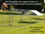 Walk-in Chicken Run Coop Cage Hens Rabbit Dogs Ducks Chickens Poultry