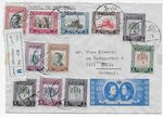 Airmail Registered Cover Jerusalem to Fulda 1958