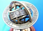 5" Brass Finish Astroble Armillary Celestial Globe with Engravings Gift