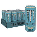 12 x Monster Energy Drink Ultra Fiesta Mango Zero Sugar 500ml