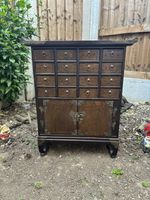 Vintage Chinese Apothecary Cabinet 16 Drawer Oriental Medicine Chest
