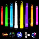 32 x Glow Sticks Party Pack Color Party Favors Safety Light 6 Inch Long