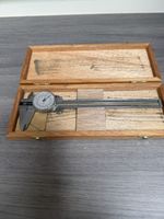 Vintage Helios Vernier Caliper 6inch. Made In Germany. Original Wooden Box