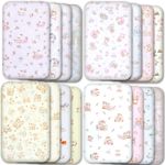 Next to Me Crib Sheets 4-Pack – 100% Cotton Fitted Sheets (83 x 50 cm) Multibuy