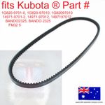 fits Kubota Alternator Water Pump Fan Belt 1G820-97010 U15, U17, U17-3, U17-5
