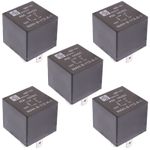 5 x 12V Automotive Relay 40A 4-Pin SPNO Auto Car
